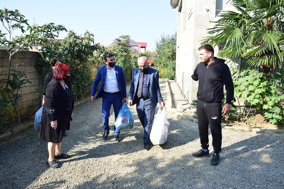 Masallı Regional Mədəniyyət İdarəsi əsgər ailələrinə maddi və mənəvi dəstək tədbirlərini davam etdirir-FOTO