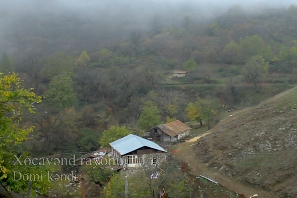 Xocavənd rayonunun işğaldan azad olunan Domi kəndindən videoreportaj - VİDEO