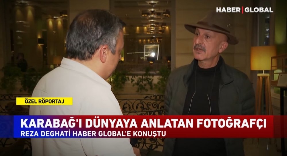 Türkiyə telekanalı fotojurnalist Reza Deqatinin Qarabağda apardığı çəkilişlərə dair reportaj yayımlayıb VİDEO