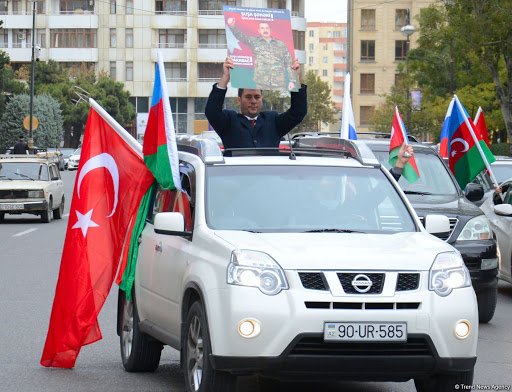 Bakıda Ağdamın işğaldan azad olunması coşqu ilə qeyd edilib