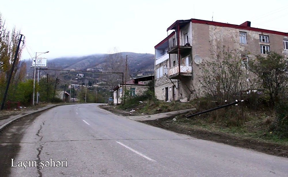 Laçın şəhərinin videogörüntüləri