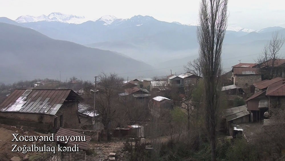 Xocavənd rayonunun Zoğalbulaq kəndindən videogörüntülər - VİDEO