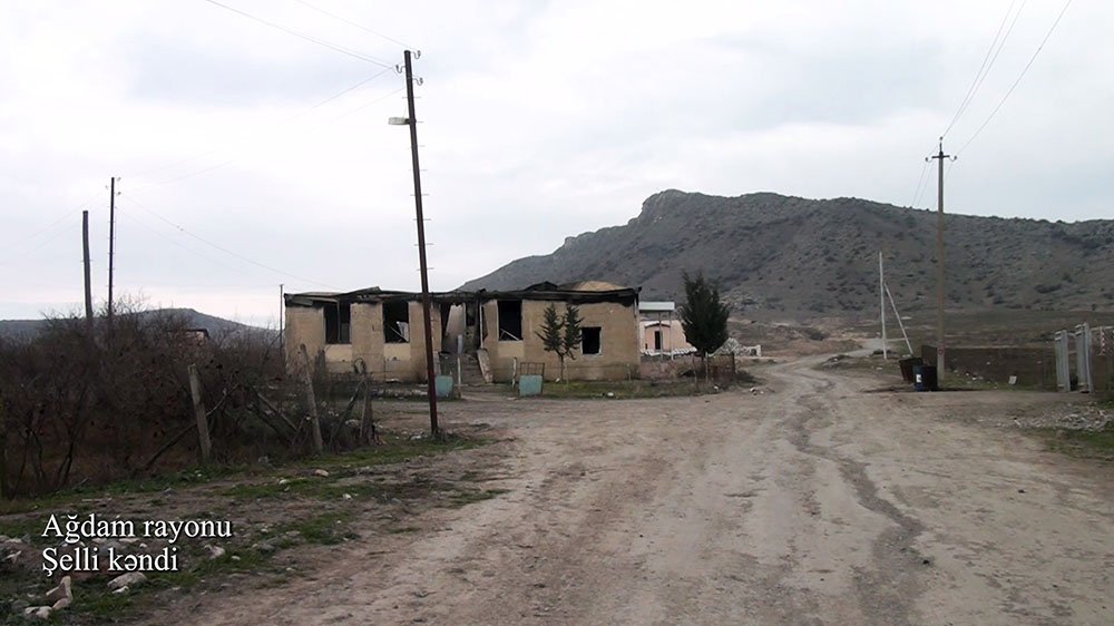 Ağdam rayonunun Şelli kəndindən videogörüntülər - VİDEO