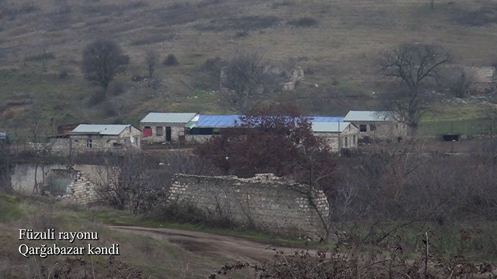 Füzuli rayonunun Qarğabazar kəndindən videogörüntülər - VİDEO