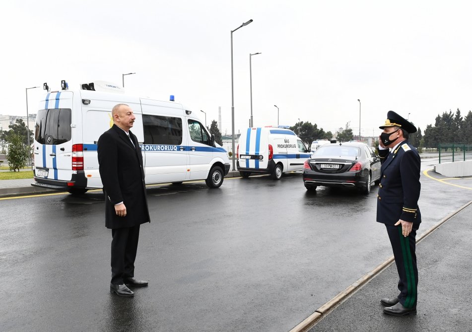 Prezident İlham Əliyev Baş Prokurorluğun yeni inzibati bina kompleksinin açılışında iştirak edib