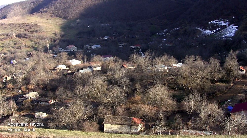 Xocavənd rayonunun Hünərli kəndindən videogörüntülər - VİDEO + FOTO