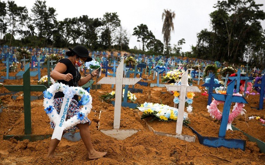 Braziliyada virusdan ölənlərin sayı 264 mini ötdü