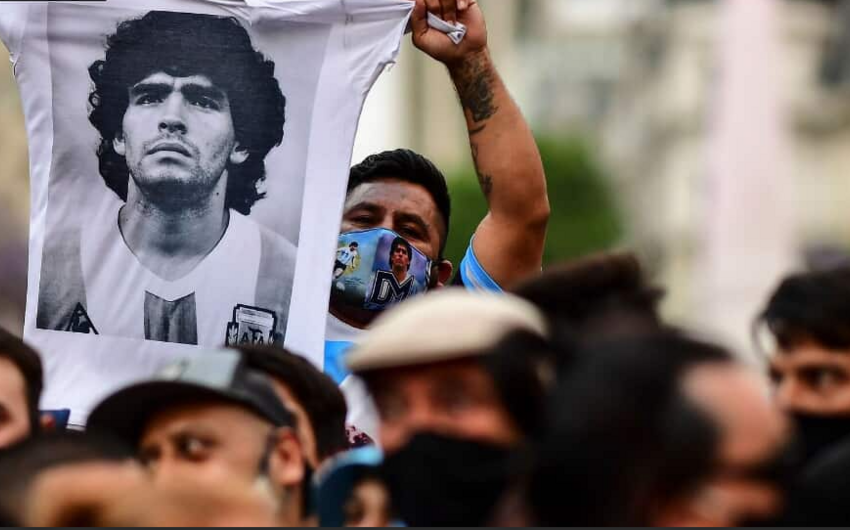 Argentinada “Maradona ölmədi, onu öldürdülər” şüarı ilə aksiya keçirildi