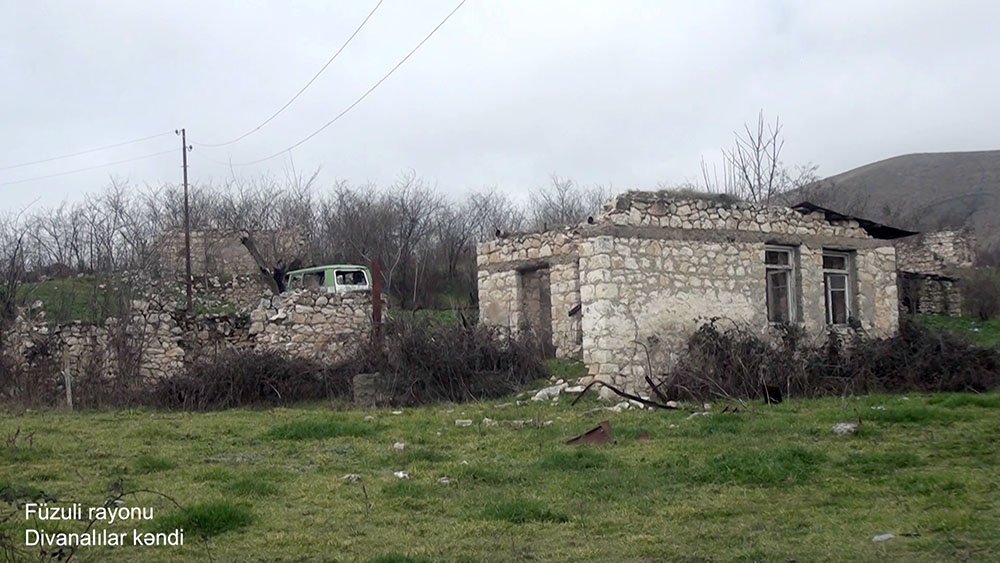 Füzuli rayonunun Divanalılar kəndindən videogörüntülər