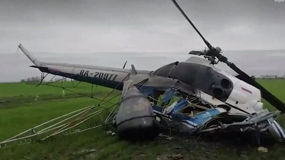 Krasnodarda helikopter qəzaya uğrayıb,