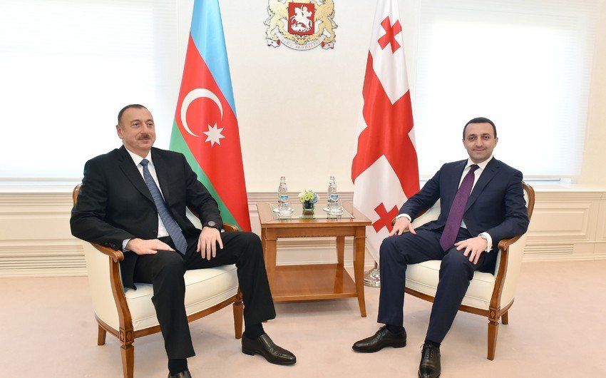 Azərbaycan Prezidenti Gürcüstanın Baş nazirini qəbul edib