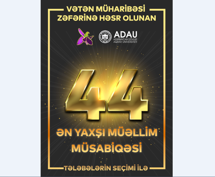 ADAU-da “ADAU-nun 44 ən yaxşı müəllimi” müsabiqəsi keçirilir