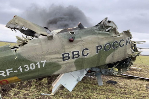 Ukraynada Rusiyaya məxsus dörd helikopter vuruldu