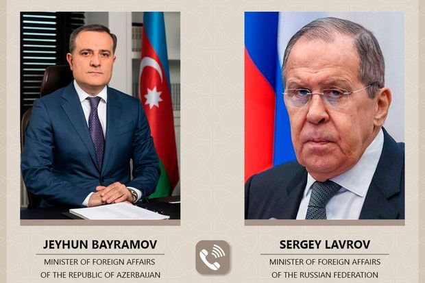 Ceyhun Bayramov Sergey Lavrovla danışdı