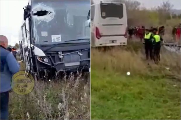 Rusiyada Ukraynadakı müharibəyə yollanan çağırışçıların avtobusu qəzaya düşdü