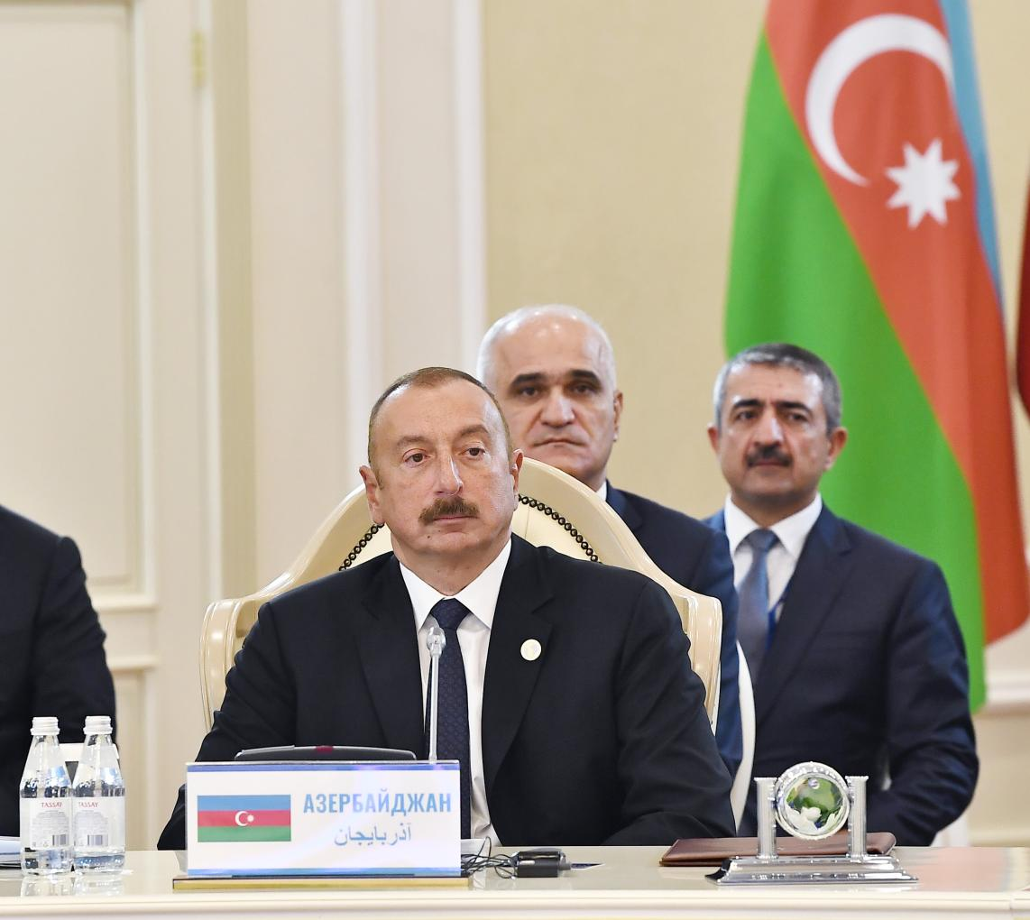 Prezident İlham Əliyevin Astanada  6-cı Zirvə Toplantısının plenar iclasında çıxış etmişdir