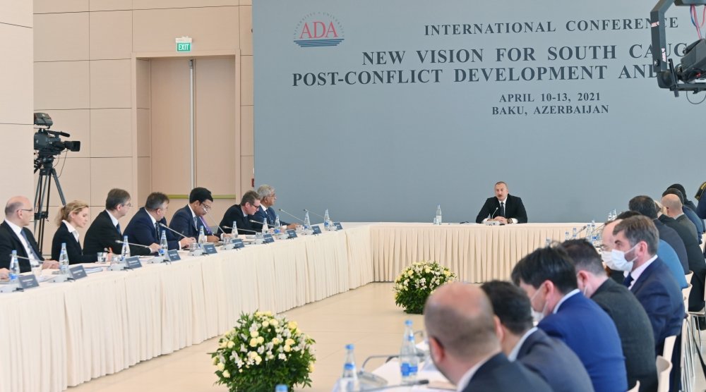 Prezident İlham Əliyev 25 noyabr beynəlxalq konfransında çıxış etmişdir