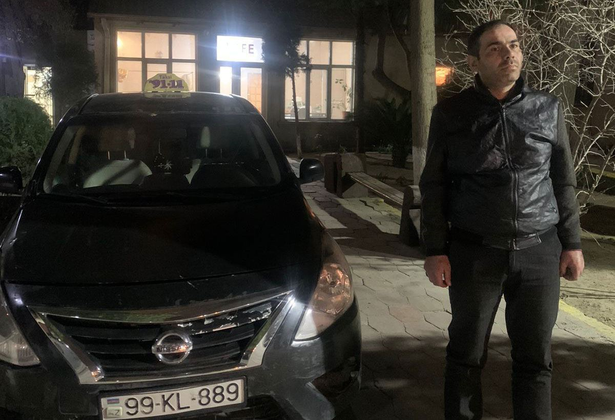 Narkotik aludəçisi olan taksi sürücüsü həbs edilib