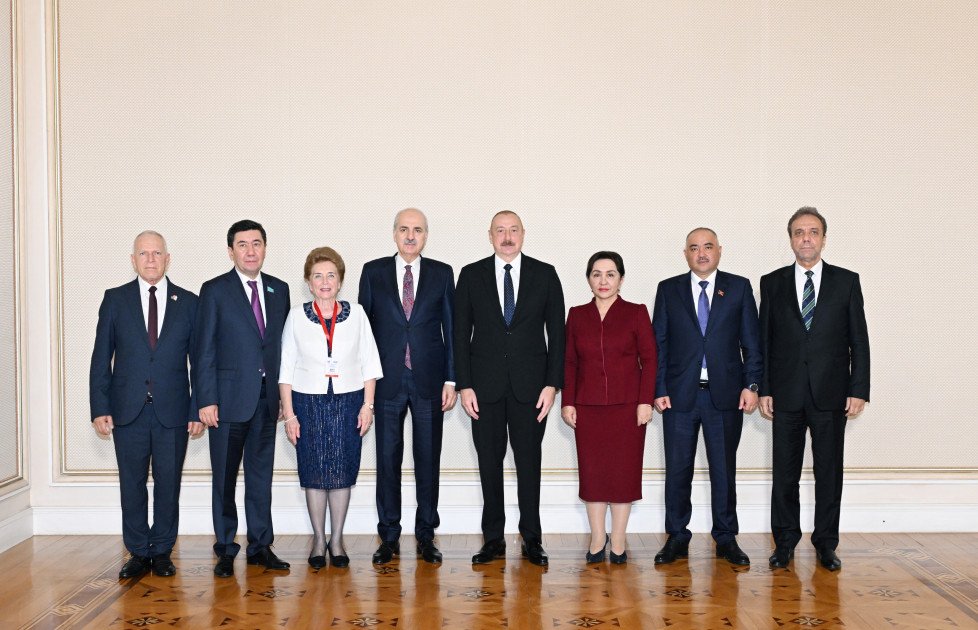 TÜRKPA-nın növbəti plenar iclasının iştirakçılarının Prezident İlham Əliyev qəbulu etmişdir