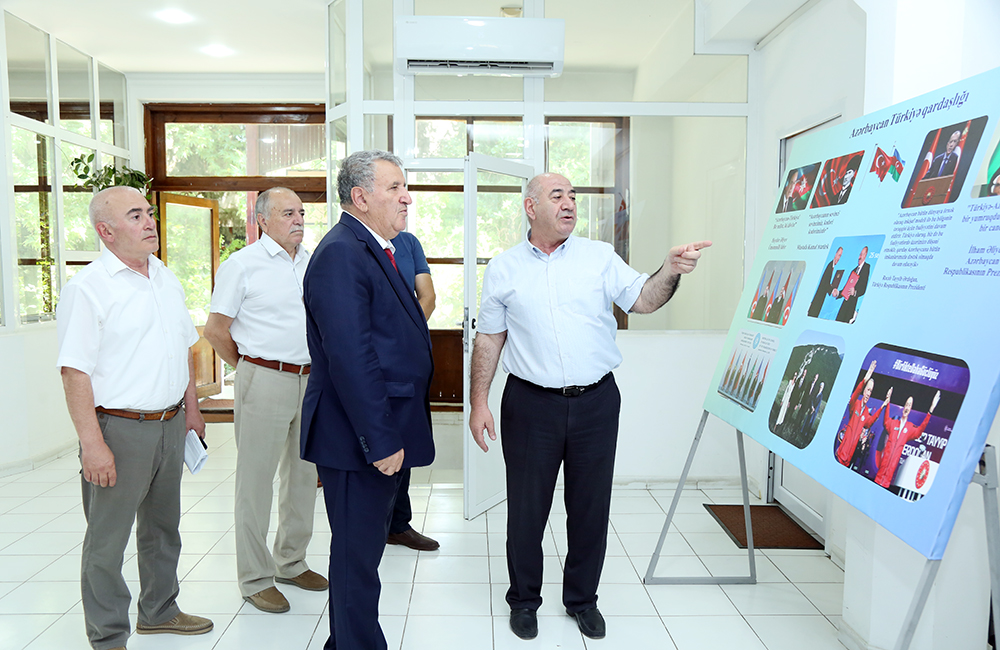 AMEA-nın prezidenti akademik İsa Həbibbəyli yeni yaradılacaq Qarabağ və Şərqi Zəngəzur üzrə Regional Kompleks Seysmoloji Monitorinq Mərkəzində aparılan işlərlə tanış olub