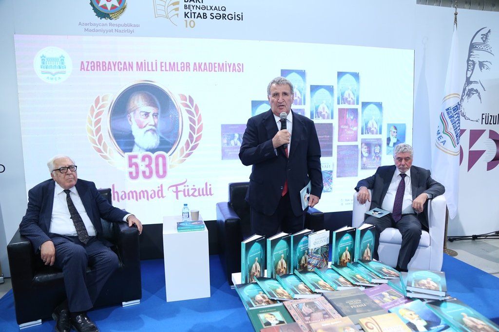 X Bakı Beynəlxalq Kitab Sərgisində “AMEA-nın Məhəmməd Füzuli nəşrləri” təqdim olunub