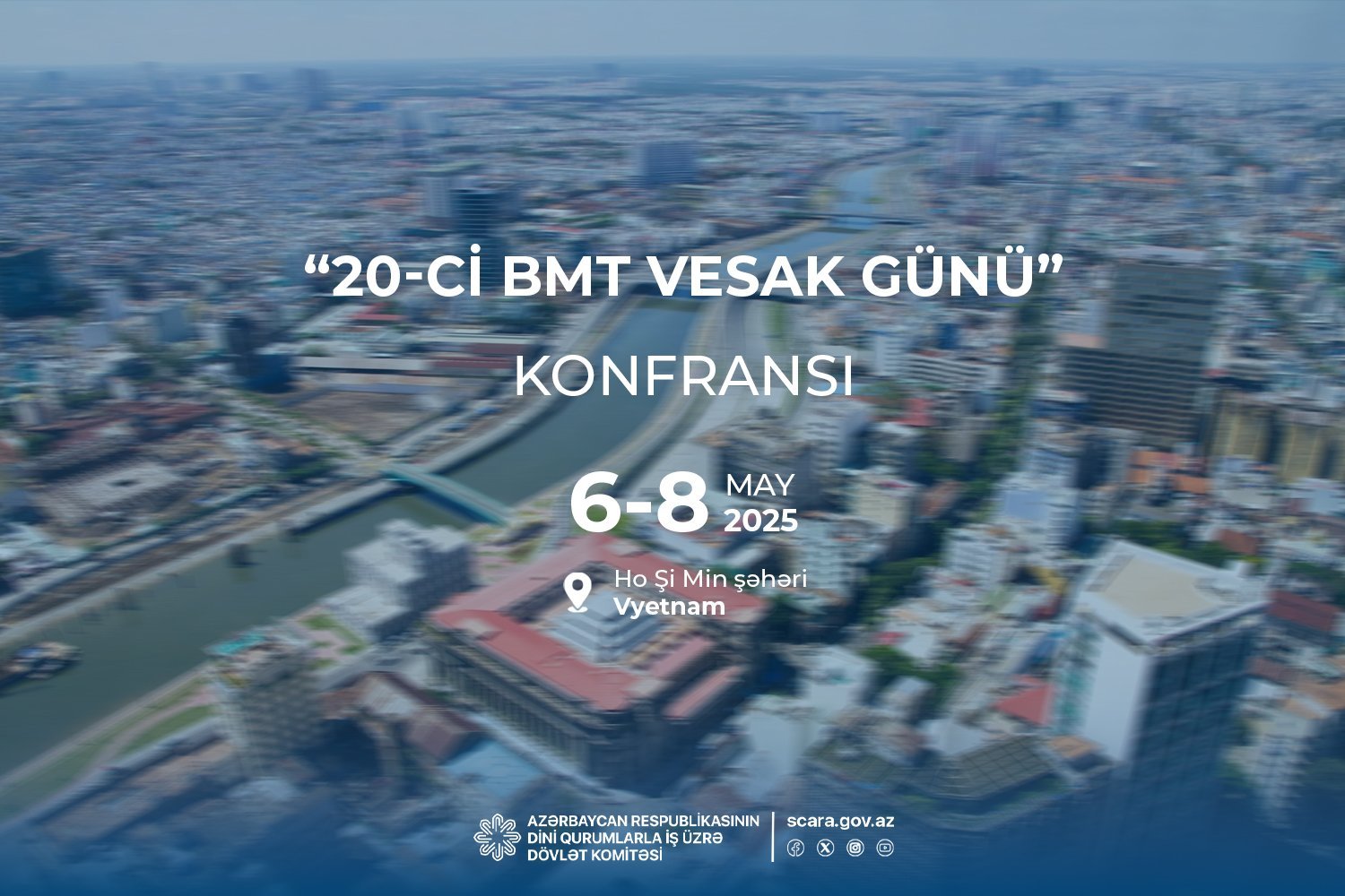 Dövlət Komitəsinin sədri Vyetnamda "20-ci BMT Vesak Günü"nə həsr olunmuş konfransda iştirak edəcək