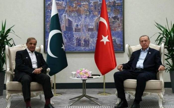 Ərdoğan Şahbaz Şərifi qəbul etdi