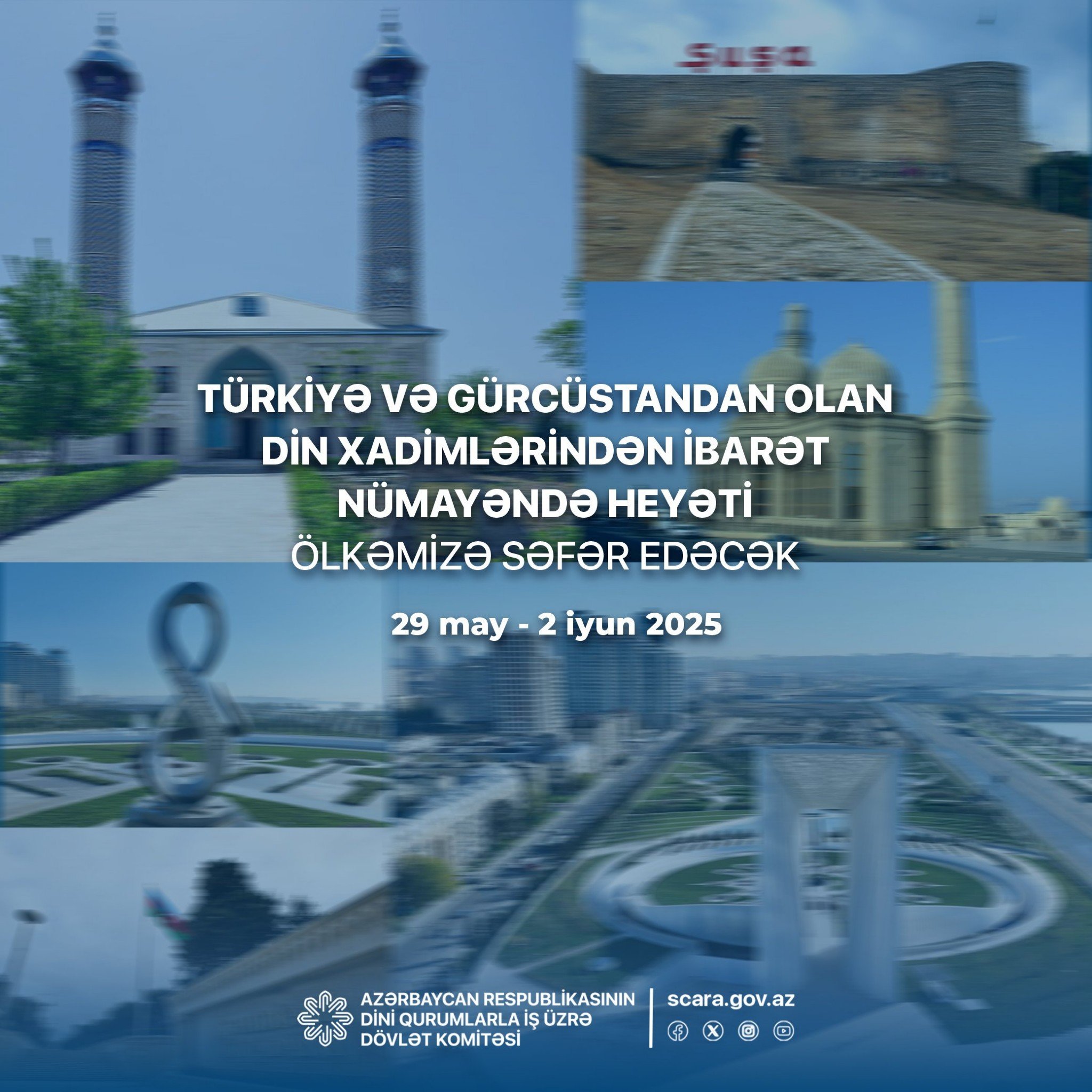 Türkiyə və Gürcüstandan olan din xadimlərindən ibarət nümayəndə heyəti ölkəmizə səfər edəcək